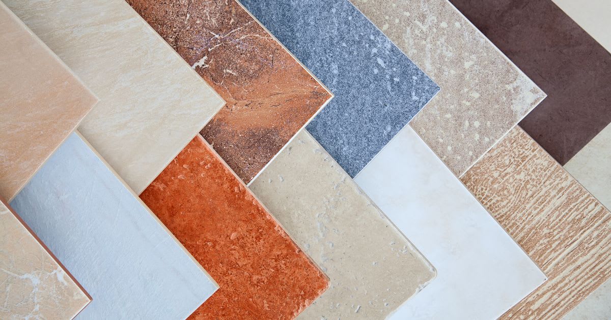 Tile Flooring - selection of colours